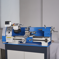 Nouveau tour à bois miniature Fusai FS-400 à moteur horizontal sans balais, diamètre de balayage de 210 mm, 1000 W, pour travaux moyens, en métal