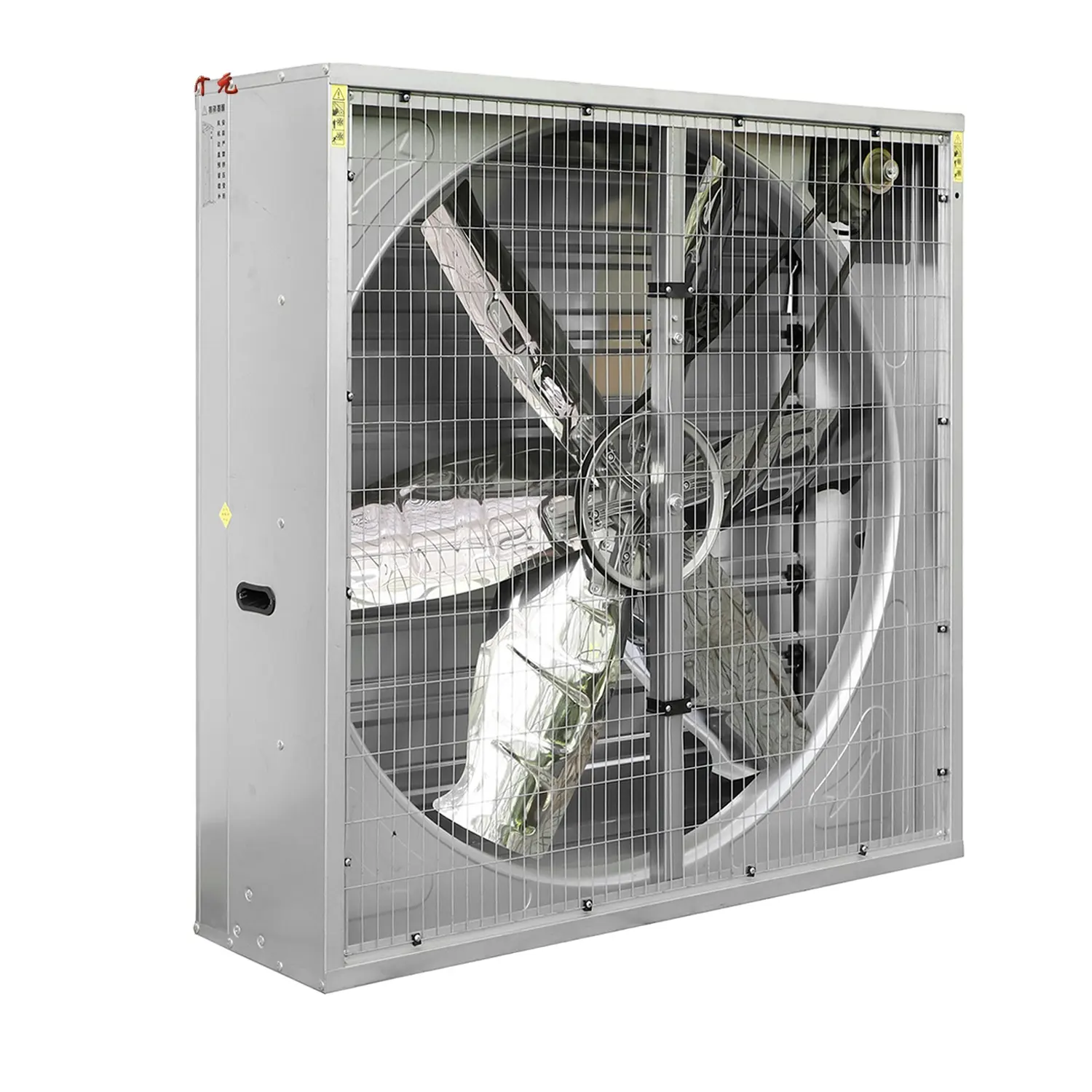 Ventilador de escape industrial centrífugo negativo, ventilador de ventilação, resfriamento, parede axial galvanizada quente, ventilador de escape