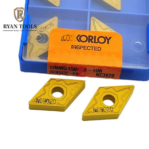 Dnmg110404 dnmg150404 dnmg150604 DNMG150608-HM nc3020 korloys Carbide chèn công cụ tiện <span class=keywords><strong>CNC</strong></span> cắt chèn công cụ tiện Anna - Product Image 3