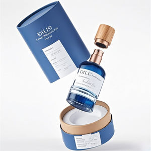 Boîtes d'Emballage Cosmétique et Parfum de Luxe Personnalisées OEM Écologiques, Boîtes Cylindriques Ondulées Scellées / Boîtes Conçues sur Mesure - Product Image 2