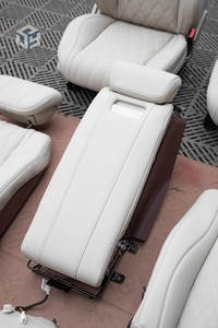 Hecho a medida para accesorios de coche funda de asiento 5 asientos cuero de lujo apto para Mercedes Benz GLE 450 350 G580 550e GLS <span class=keywords><strong>400</strong></span> - Product Image 5