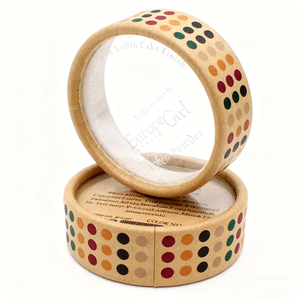 <span class=keywords><strong>2025</strong></span> thiết kế mới tùy chỉnh chất lượng cao Vòng giấy kraft xi lanh với cửa sổ PVC cho mỹ phẩm kem bột Puff ống giấy - Product Image 6