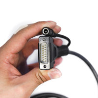 Cable de extensión OBD2 de 1.5M y 16 pines, cable de diagnóstico J1962, probador de batería de 12-24V para escáner Huayan Tengchang Nanhua