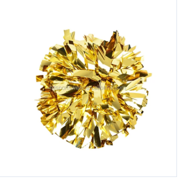 Wholesales Handheld Glitter Metallic Cheerleading Pom Pom for Dance Party