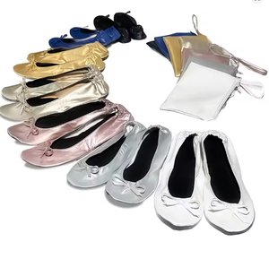 Chaussons <span class=keywords><strong>de</strong></span> ballet souples pour femmes 2025 – Confortables, pliables et portables, style pantoufle - Product Image 1