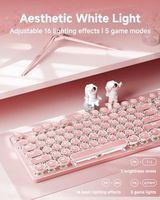 OEM ODM TK950 Typewriter Wireless Mechanical Keyboard Aesthetic TriMode Bluetooth24GWired Retro Punk Typewriter Keyboard with Wh