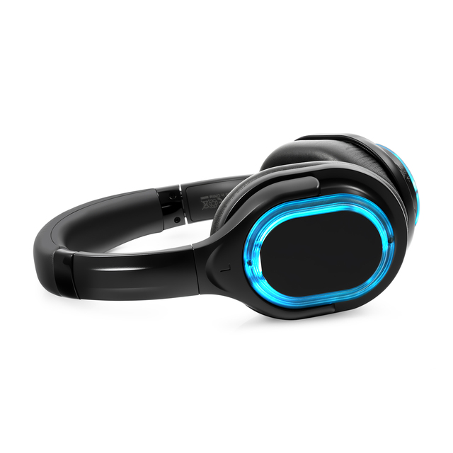 Wireless Over-Ear RGB Lights Party Headphone for DJ Sports & Audiophile Use