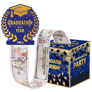 Boîte Cadeau Surprise DAMAI pour la Remise des Diplômes, Boîte Cadeau Explosive pour l'Argent, Boîte Cadeau Argentée Bleue et Dorée, Idée Cadeau Argenté pour la Remise des Diplômes - Product Image 6