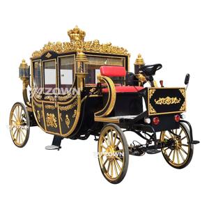 Luxuriöse 4-Rad Elektro-Hochzeitskutsche – Spezieller Outdoor-Transport für elegante Pferdekutschen - Product Image 3