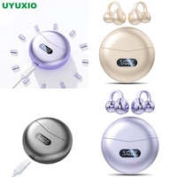 Écouteurs sans fil à oreille ouverte pour le travail et l'entraînement – Produits tendance avec contrôle tactile, connexion automatique, affichage LED et étui de charge – Approvisionnement direct usine