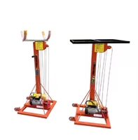 Nouveau Lève-charge Électrique Mobile en Acier à Volet Roulant 220V, à Câble, Capacité de Levage 230kg, Télécommande, Petit Modèle pour Commerce de Détail