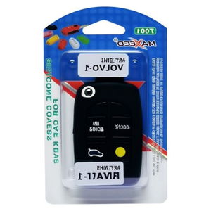 ฝาครอบกุญแจซิลิโคนสำหรับกุญแจรถฟอร์ด 2 สีดำปลอกป้องกัน - Product Image 1