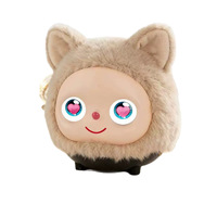 Boneka AI Berbicara dengan Suara, Mata LED, Teman Emosional, Robot Hewan Peliharaan Elektronik, Mainan AI-3.5 inci, Hewan Peliharaan AI Lucu