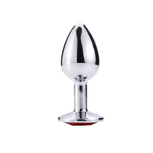 Juguetes sexuales anales para parejas, tapón anal de metal de acero inoxidable con joyería de cristal, consolador vibrador, tapón anal de tacto suave - Product Image 2