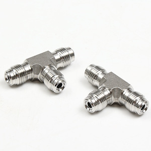 Raccord en T mâle en acier inoxydable 316L, filetage 1/4 1/2, pour assemblage de tubes - Product Image 1
