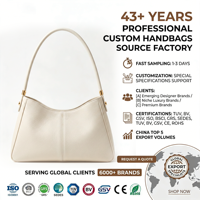 Luxuriöse Klassische Cremeweiße Pebbled-Leder Hobo-Tasche Damenhandtasche Unterarm-Schultertasche mit Individuellem Logo OEM ODM Fabrik Großhandel 2026