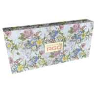 Boîte d'échantillons de parfum floral de style boîte d'allumettes ROGOOD, boîte d'emballage cosmétique multi-capacité pour 1 ml, 2 ml, 5 ml, 7 ml, 10 ml, parfum P2158