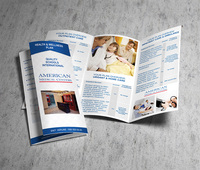 Porte-documents de présentation A4 de haute qualité, écologique, imprimé numériquement, gaufré, avec dorure UV, pour cartes de visite et brochures