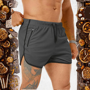 Pantalones Cortos de Playa Personalizados con Logotipo, para Hombre, de Secado Rápido, Cintura Media, Lona de Poliéster/Algodón, Tejido de Punto, Casuales, Sólidos, Tallas Grandes - Product Image 2