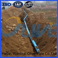 Tuyau en PVC de grand diamètre pour l'irrigation agricole et le drainage, prix du tuyau en plastique pour l'eau