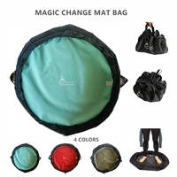 Matelas à langer pour combinaison de plongée, tapis à langer imperméable pour le surf, sac étanche avec poche intérieure et poignée/bretelles