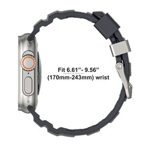 Correa Deportiva de Fluororubber para <span class=keywords><strong>Apple</strong></span> <span class=keywords><strong>Watch</strong></span> Ultra 49MM Series 10 9 8 7 <span class=keywords><strong>6</strong></span> SE, Brazalete de <span class=keywords><strong>Titanio</strong></span> para IWatch Band 46mm - Product Image 4