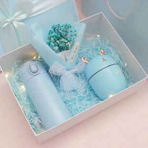 New Ideas 2025 Beautiful Bouquets Vacuum Fan Umbrella and <b>Humidifier</b> for Holiday Wedding Gift or Corporate Gifts Set - Product Image 5