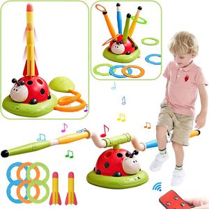 Ensemble de jeu interactif 3-en-1 pour le sport et le divertissement : Corde à sauter, Catapulte circulaire, Lanceur de fusées aériennes et Compétition de puzzles - Product Image 1