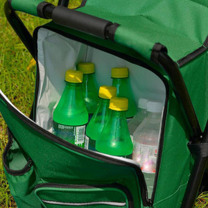New Outdoor Foldable <b>Stool</b> Chair with Cooler Bag for Fishing Foldable Beach Chair Cooler Backpack - Product Image 6