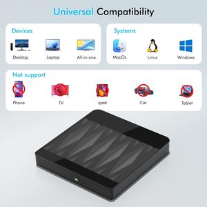 Unidad de <span class=keywords><strong>Blu</strong></span>-<span class=keywords><strong>Ray</strong></span> Externa USB 3.0 Tipo-C, Grabadora de <span class=keywords><strong>Blu</strong></span>-<span class=keywords><strong>ray</strong></span> Portátil, Reproductor de <span class=keywords><strong>DVD</strong></span>/CD para PC, Laptop, Escritorio, Compatible con Windows/Mac/Linux - Product Image 5