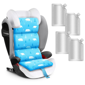 Almohadilla Refrigerante para Asiento de Coche de Bebé con 4 Bolsas de Hielo Aislantes Extraíbles, Almohadilla Refrigerante para Cochecito con Bolsa de Hielo para Bebés, Niños Pequeños y Niños - Product Image 1