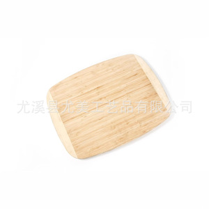 Planche à découper en bambou, planche à découper pour la viande, planche à découper pour les fruits, planche à découper à blocs de couleur pressés latéralement - Product Image 5