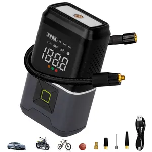 Automatique rechargeable électrique mini numérique portable sans fil gonfleur de pneu voiture pompe à air compresseur gonfleurs de pneu