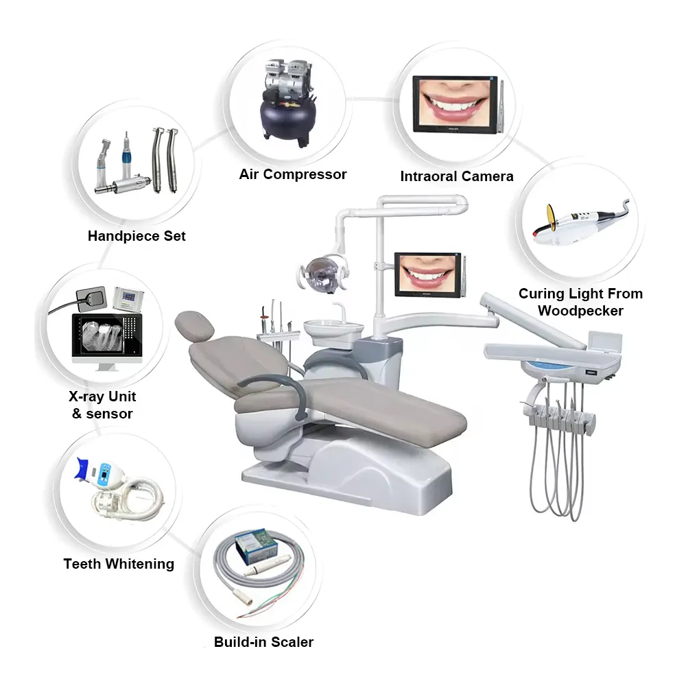 歯科ユニット装置ポータブル小児ハンドピースユニダード機器自動歯科用椅子