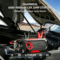 Kursohey 12v multi-fonction Portable 1000A démarreur de saut batterie de voiture de sauvetage d'urgence avec gonflage des pneus