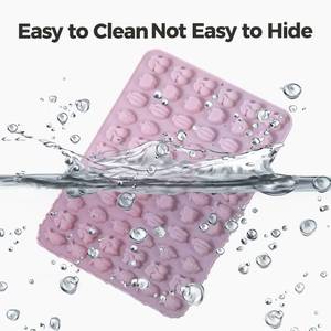 MUYULINS Factory 66-Cavity Cherry Grape Multi-Fruit Shaped LFGB Platinum Non-Stick BPA-Free <b>Silicone</b> Candy Mold - Product Image 3