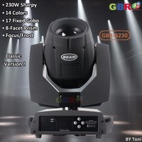 Projecteur à tête mobile GBR-B230 230W 7R Beam