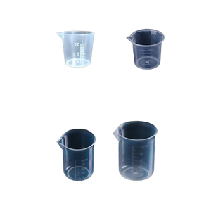 Bécher en plastique jetable, petit, empilable et réutilisable, 100 ml, matériel de laboratoire fabriqué en Chine - Product Image 1