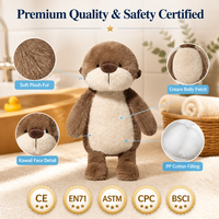 Peluche ours bouclé doux et mignon, jouet en peluche personnalisé pour la Saint-Valentin, jouet animal en peluche, compagnon pou