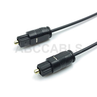 Câble audio optique Toslink fin OD2.2mm en PE, cordon numérique SPDIF en fibre PMMA POF de 1.0mm pour l'audio multimédia et professionnel