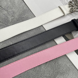 3 Colors Custom Letter Shape Design Metal <strong>Belt</strong> with Silver Buckle Fashion PU Leather Durable Alloy Buckle <strong>Belt</strong> <strong>for</strong> Jeans <strong>Dress</strong> - Product Image 6