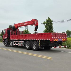 Grue montée sur camion Dongfeng Chenglong 8x4 pour le démontage de grues à tour, le levage de fosses de fondation et le transport de coffrages en acier - Product Image 3