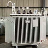 Transformateur de puissance triphasé immergé dans l'huile YongHui 30KVA-1600KVA, bobines entièrement en cuivre, entrée 35kV, haute efficacité