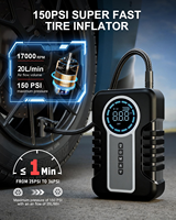 JSQC-8000 12V 8,000mAh démarreur de saut multifonctionnel gonfleur de voiture et chargeur Mobile batterie externe pour camion et moto