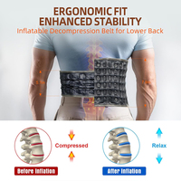 Ceinture chauffante gonflable de massage lombaire pour soulager les douleurs dorsales – Tendance 2026 pour la maison et les voyages