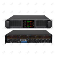 FP-20000Q PROMOTION EXCEPTIONNELLE Amplificateur de Puissance Professionnel en Métal 2350W*4 4 Canaux 8 Ohms DJ Réponse en Fréquence 20Hz-20kHz Durable XLR Scène