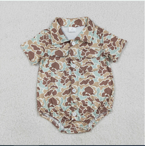 Mameluco de Verano para Bebés Niños con Estampado de Camuflaje de 8 Colores, Ropa para Hermanos - Product Image 2