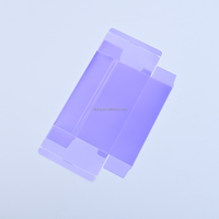 Boîte pliante en PET givré avec logo personnalisé, emballage pour soins personnels, emballage cosmétique, boîte en plastique