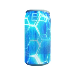 Led Pixel pola Graffiti tampilan gulir Panel layar desain kreatif kaleng minuman luar ruangan tampilan Led
