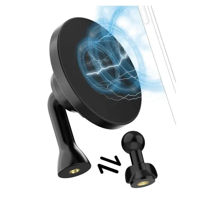 2024 novo tripé de montagem para celular com ímã flexível, bola curvada rotativa 360 mm, clipe para celular, montagem em magsaf, novo, 17 mm